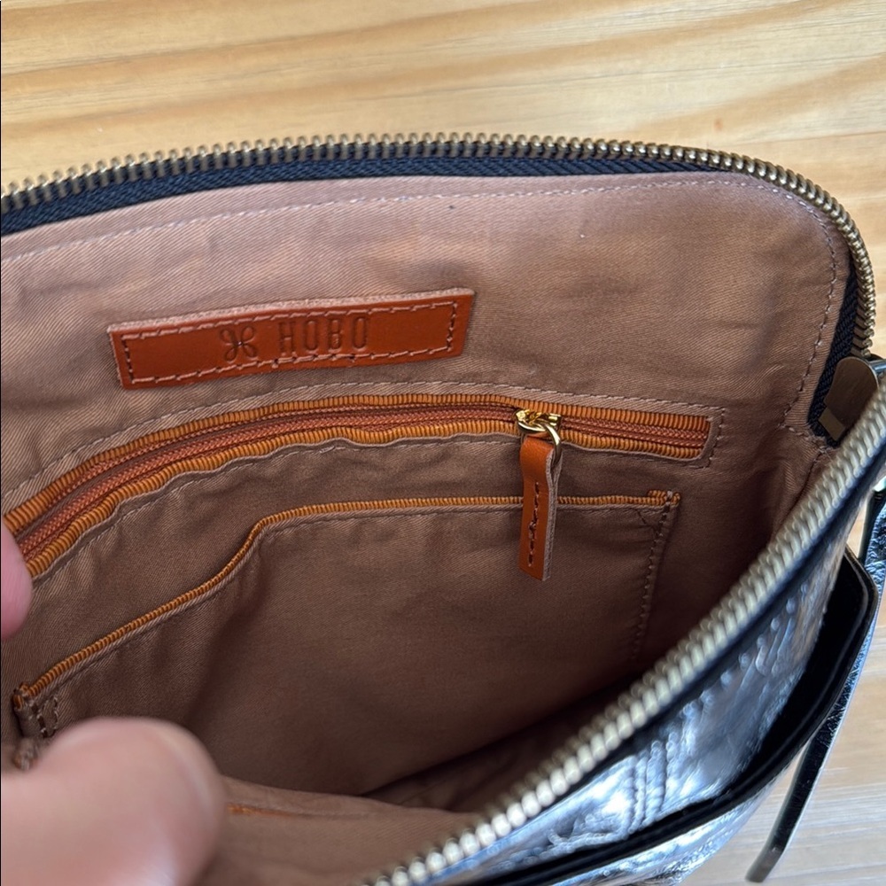 HOBO Black Genuine Leather Shoulder Bag - Picture 12 of 13